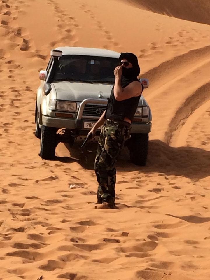 Filmación en el desierto - Blood, Sand and Gold